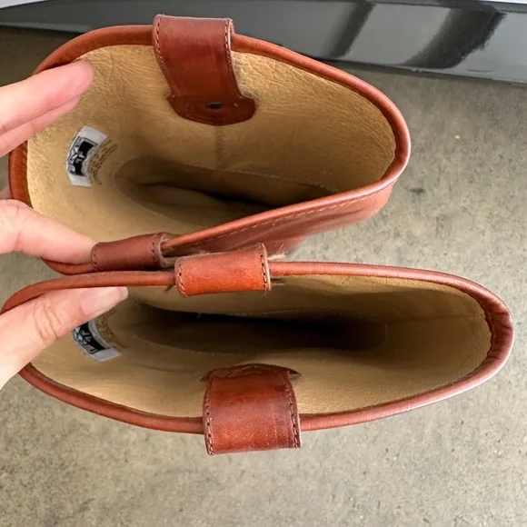 Frye Boots Melissa Button in Cognac size 7 no box - Picture 7 of 10